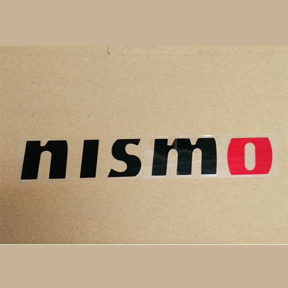 nismo ニスモ ステッカー デカール 黒文字 ２枚セット_画像2