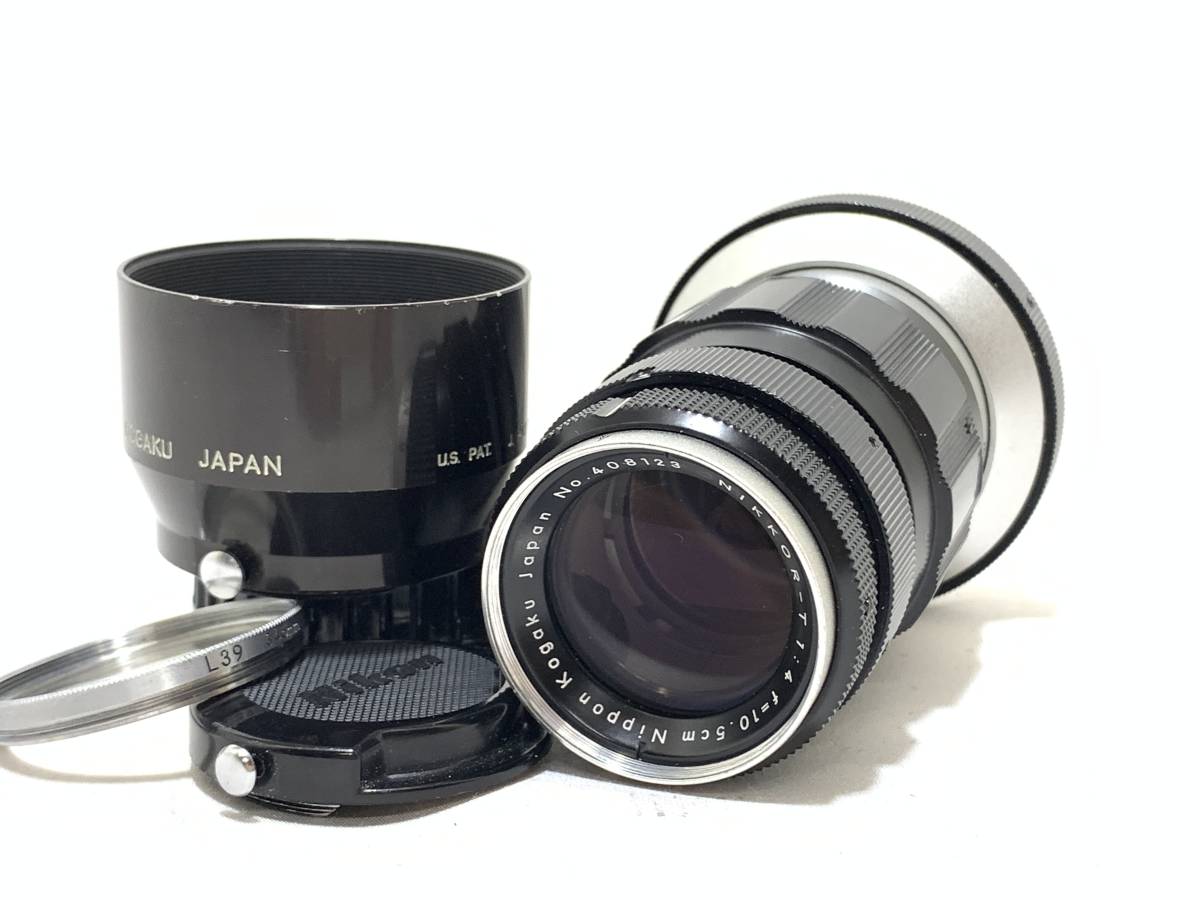 ★外観美品★ NIKON ニコン NIKKOR-T 10.5cm F4 Nippon Kogaku Japan @2477