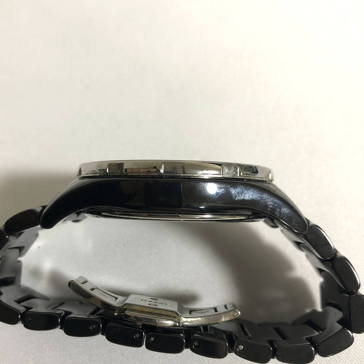 EMPORIO ARMANI エンポリオアルマーニ 腕時計 ブラック 黒 AR-1429 111105 ケース付き_画像5