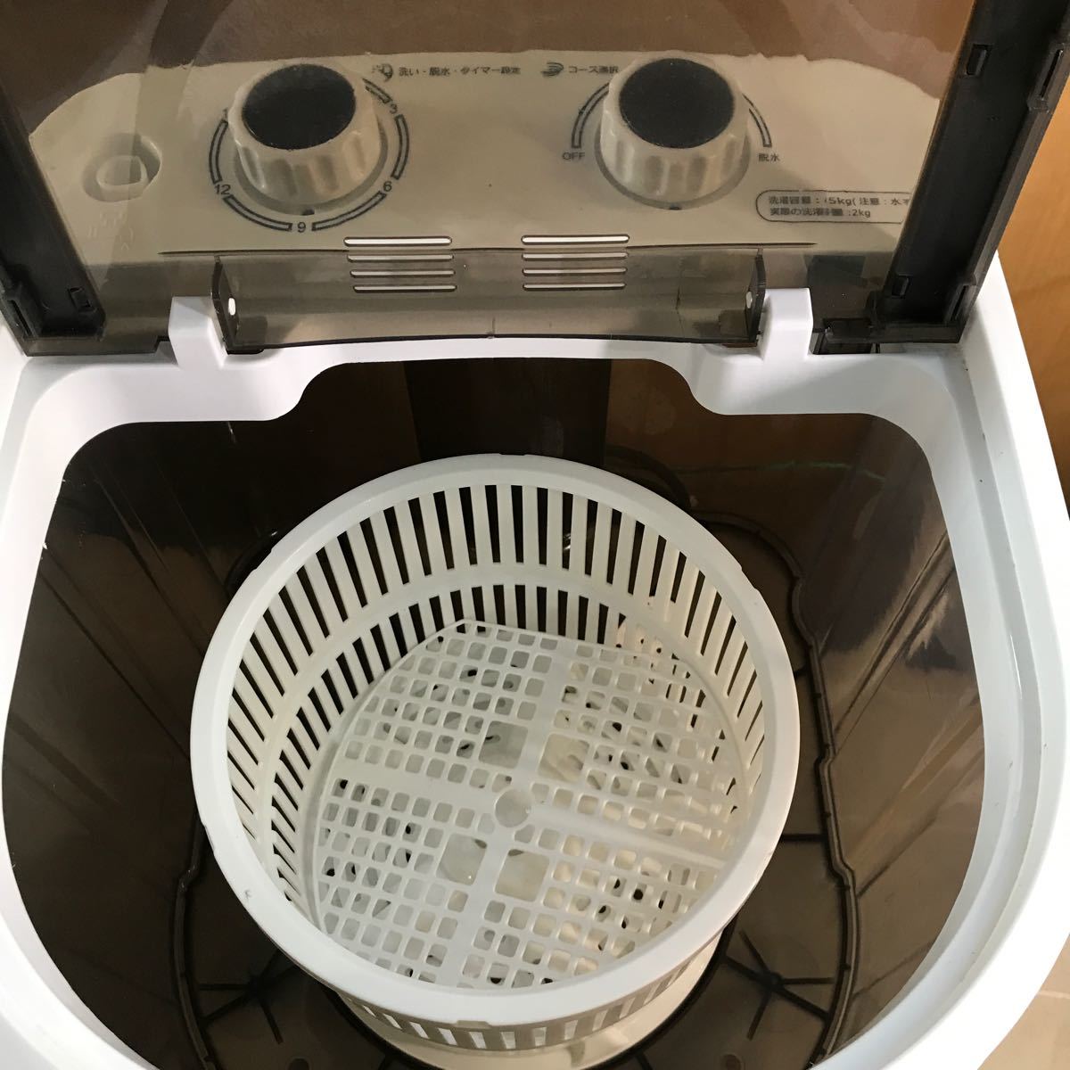 ミニ洗濯機 縦型 NAC001BK 小型 2k 小型洗濯機 コンパクト洗濯機 スニーカー_画像3