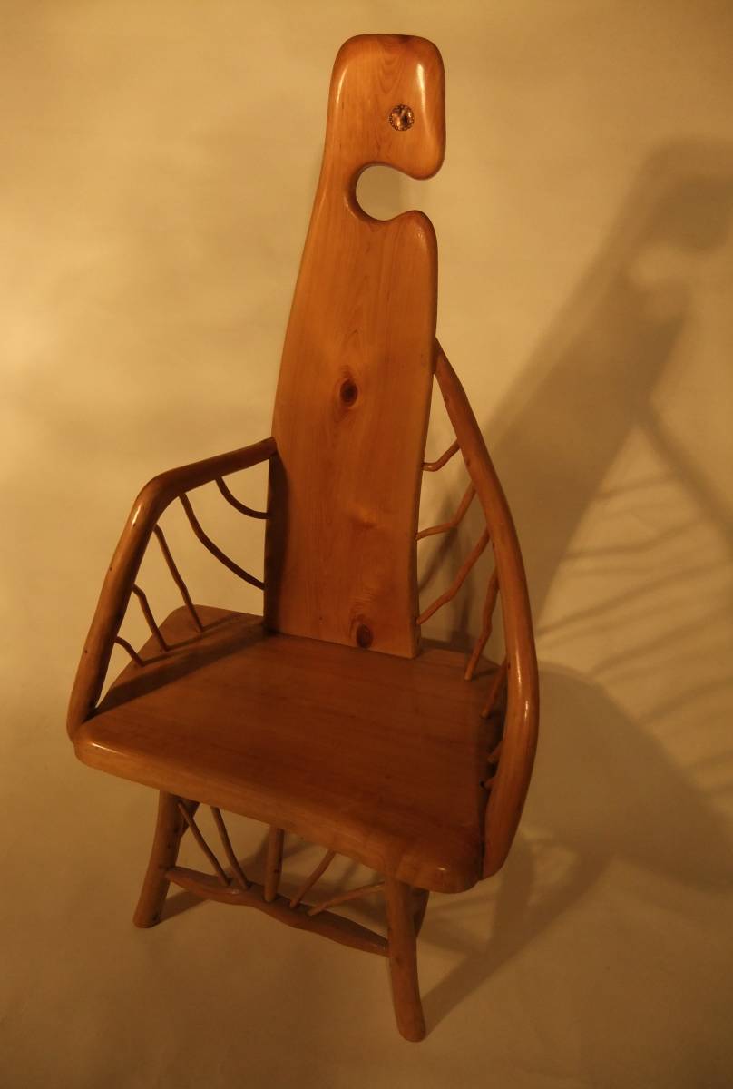 [ rare rare ] design tree chair * art art work * Picasso. gel nika manner * extraterrestrial * handmade hand made * purity . material * postage extra [ exhibition goods * article limit ]