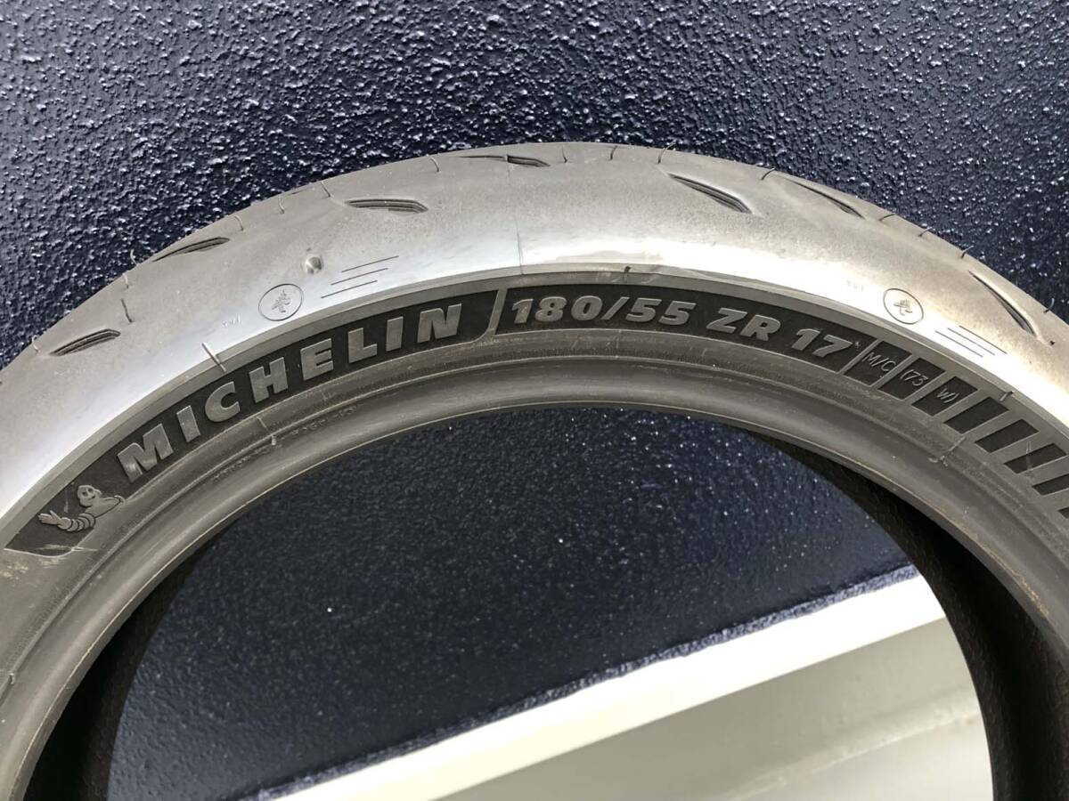 【MICHELIN POWER GP（ミシュラン・パワーGP）】120/70ZR17・180/55ZR17 前後セット 走行500km未満_画像6