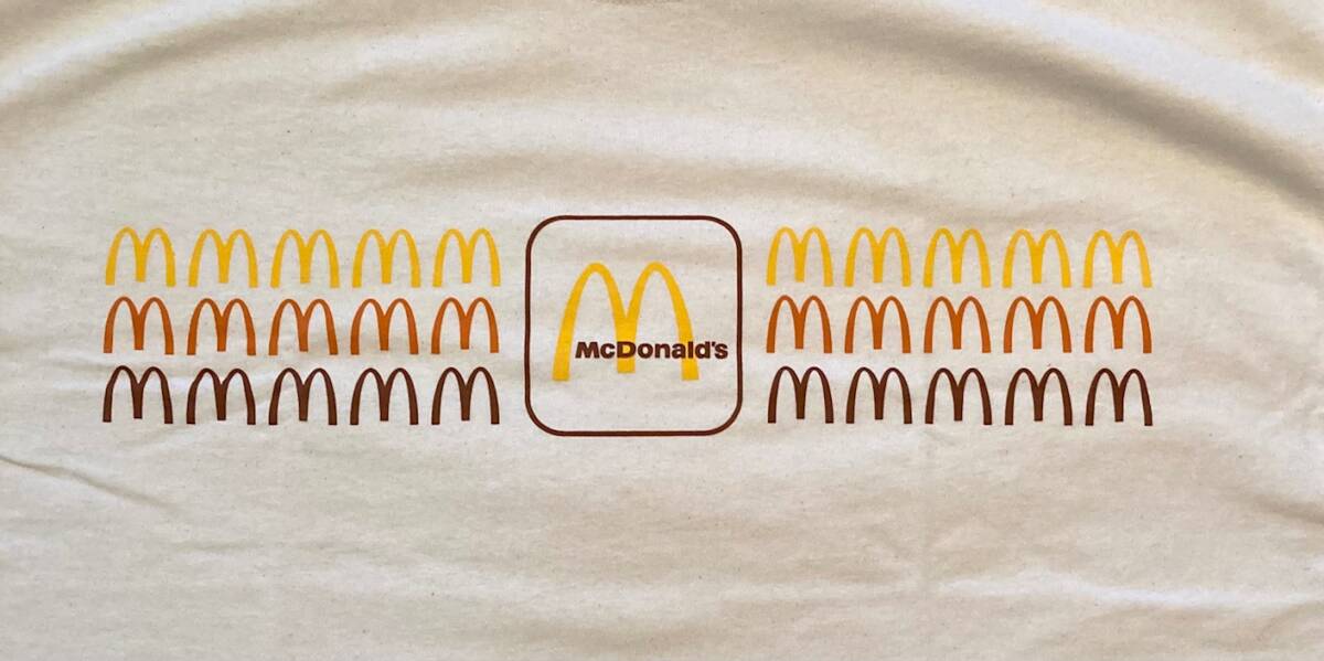 マクドナルド McDonald's レトロ Ｔ-シャツ Retro T-Shirt サイズ XL MADE IN HONDURAS [PORT & COMPANY] CORE COTTON-100% COTTON_画像3