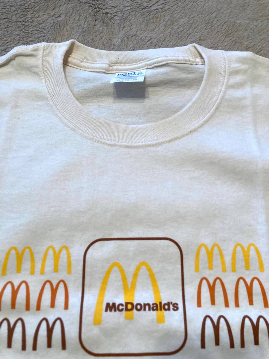 マクドナルド McDonald's レトロ Ｔ-シャツ Retro T-Shirt サイズ XL MADE IN HONDURAS [PORT & COMPANY] CORE COTTON-100% COTTON_画像2