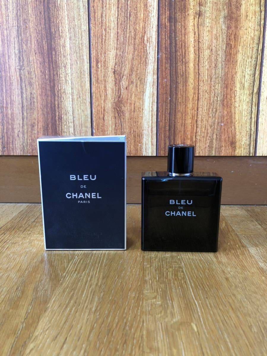 正規店購入 正規品CHANEL シャネル BLEU DE CHANEL ブルー ドゥ シャネル オードゥトワレット 100ml EDT オードトワレ 箱入 香水 _画像1