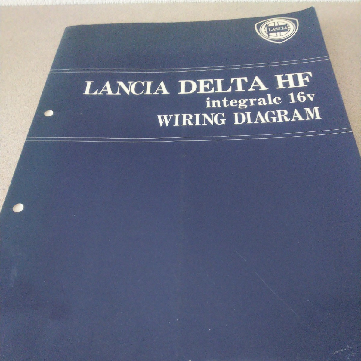 ランチア デルタ HF インテグラーレ 16V WIRING DIAGRAM 整備書 サービスマニュアル_画像1