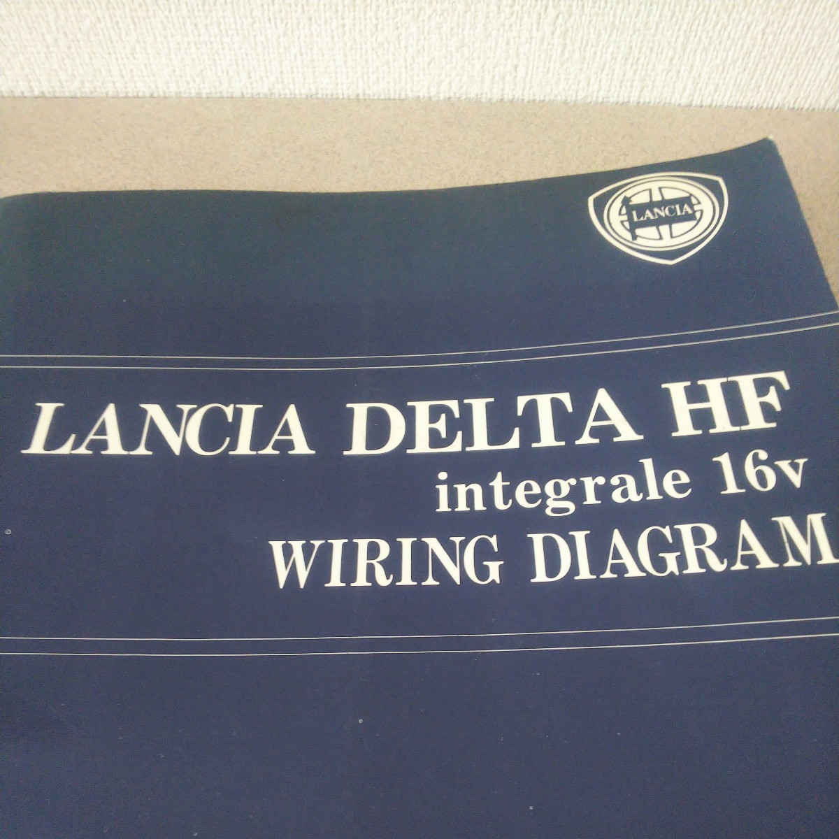 ランチア デルタ HF インテグラーレ 16V WIRING DIAGRAM 整備書 サービスマニュアル_画像6