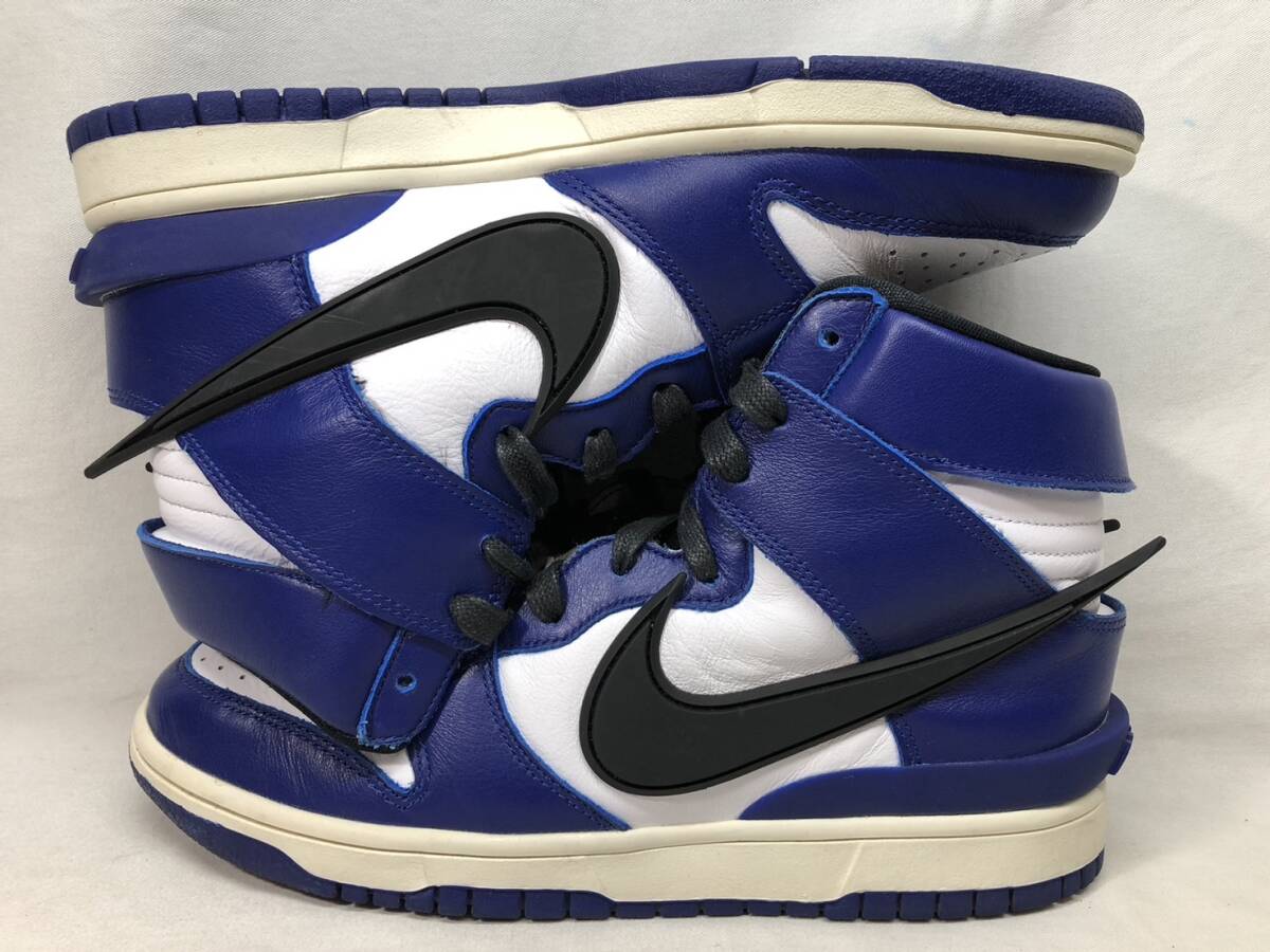 ■ NIKE AMBUSH DUNK HIGH DEEP ROYAL ナイキ アンブッシュ ダンク ハイ ディープ ロイヤル CU7544-400 26cm ●240224_画像5