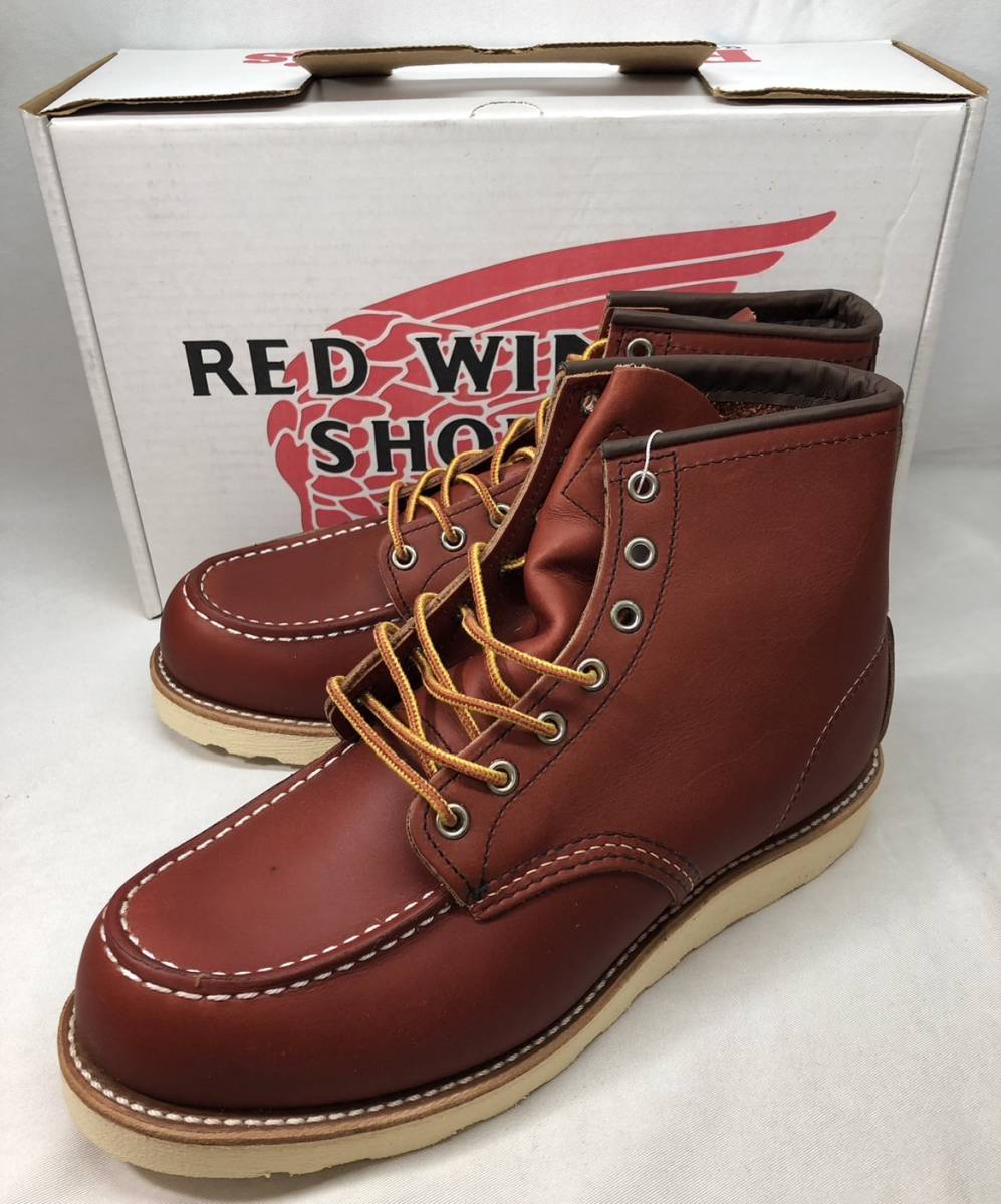 # не использовался REDWING Red Wing 4 угол собака бирка Irish setter красный чай orola комплект ботинки 8875 27cm *240211