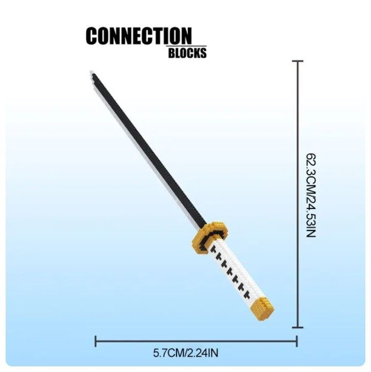 ブロック 日本刀 サムライ 侍 武士 フィギア 子供用 積木 LE 忍者 アニメ おもちゃ 剣模型 装飾品 429ピース CE/U