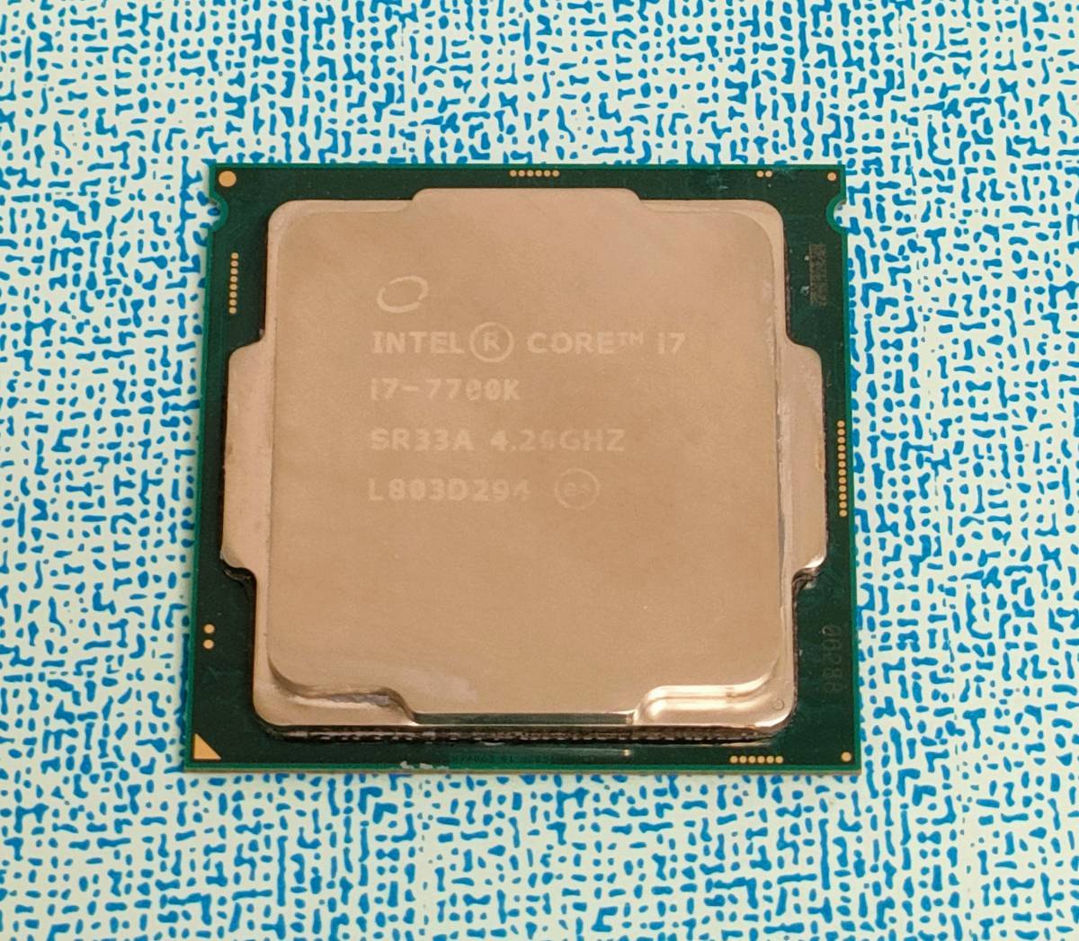 CPU インテル Intel Core I7-7700K プロセッサー 中古 動作未確認 ジャンク品_画像1