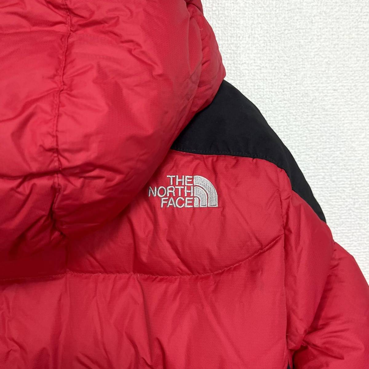 ノースフェイス ダウンジャケット レディースXXL 透湿防水 フード着脱可 THE NORTH FACE 700FP ロゴ刺繍 ヌプシ バルトロライト ビレイヤー_画像8