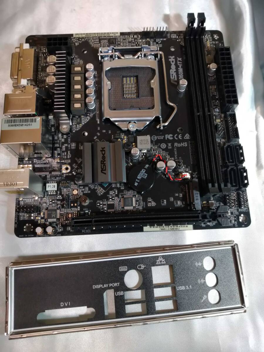 中古動作品：ASRock B360M ITXの画像1