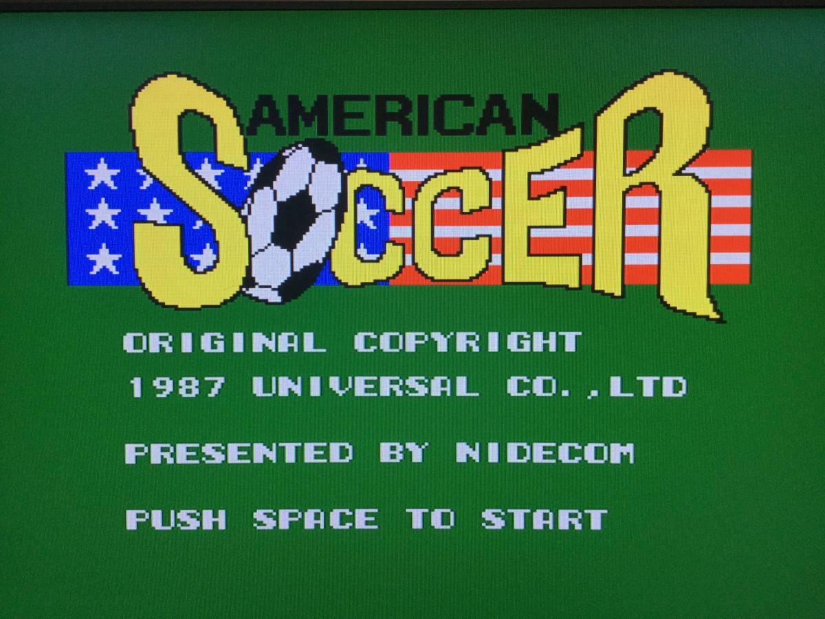 MSX2　アメリカン・サッカー　AMERICAN SOCCER_画像6