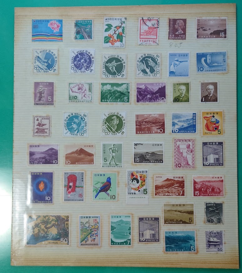 日本切手　外国切手　まとめ売り　オリンピック　韓国　　現状品　同梱発送可_画像1