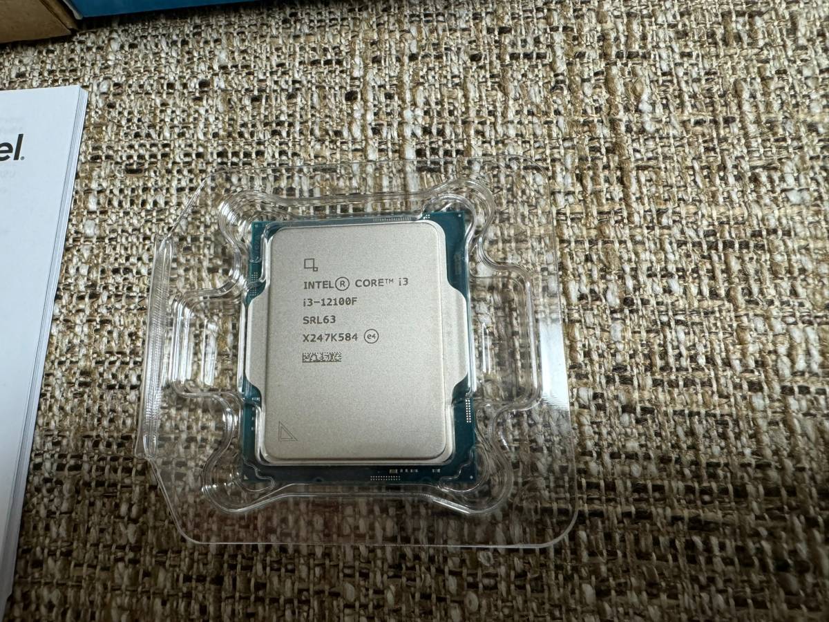 【美品】Intel Core i3 12100F BOX_画像2