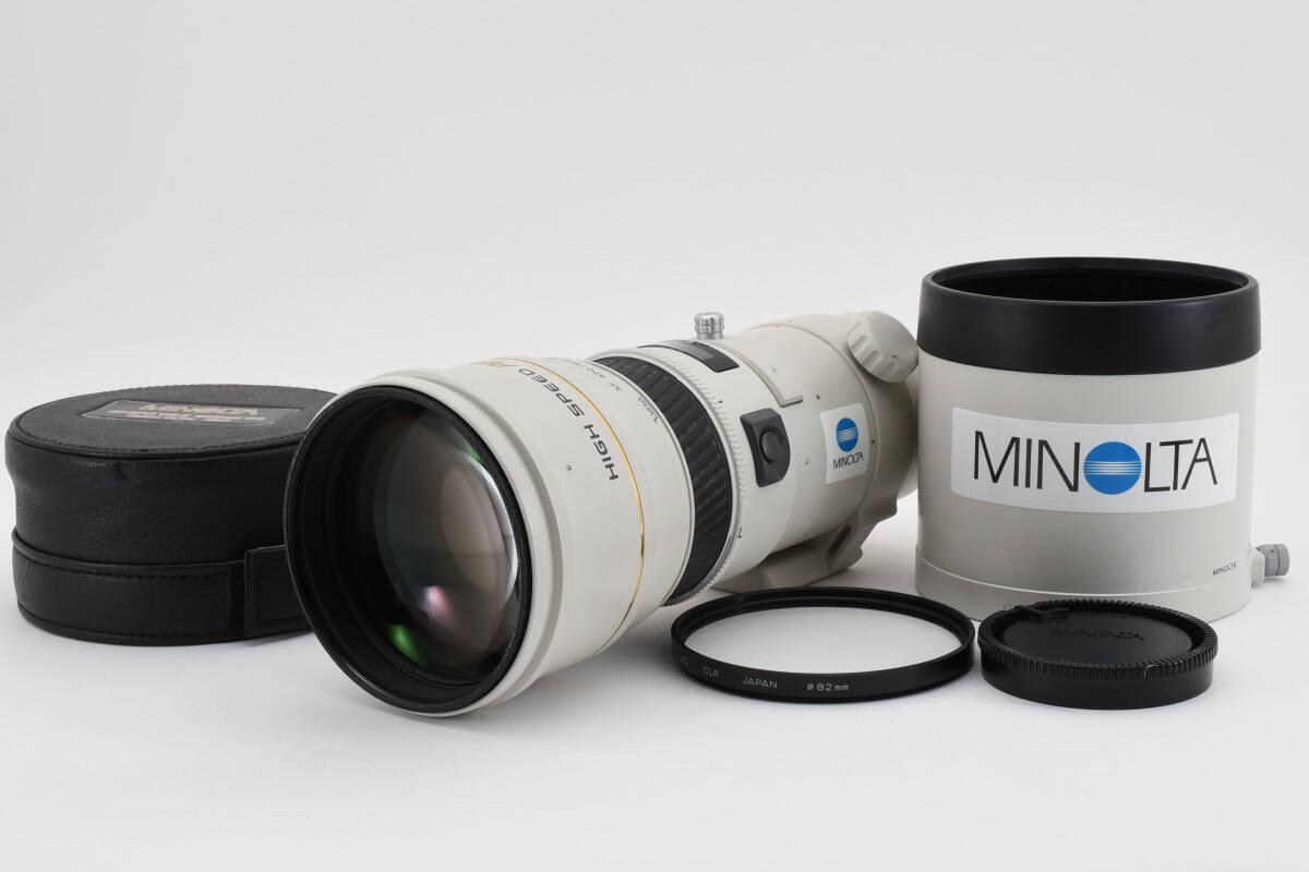 【美品】Minolta AF 300mm f/4 HS APO　ミノルタ　オートフォーカス　望遠　レンズ ＃A0077T240121