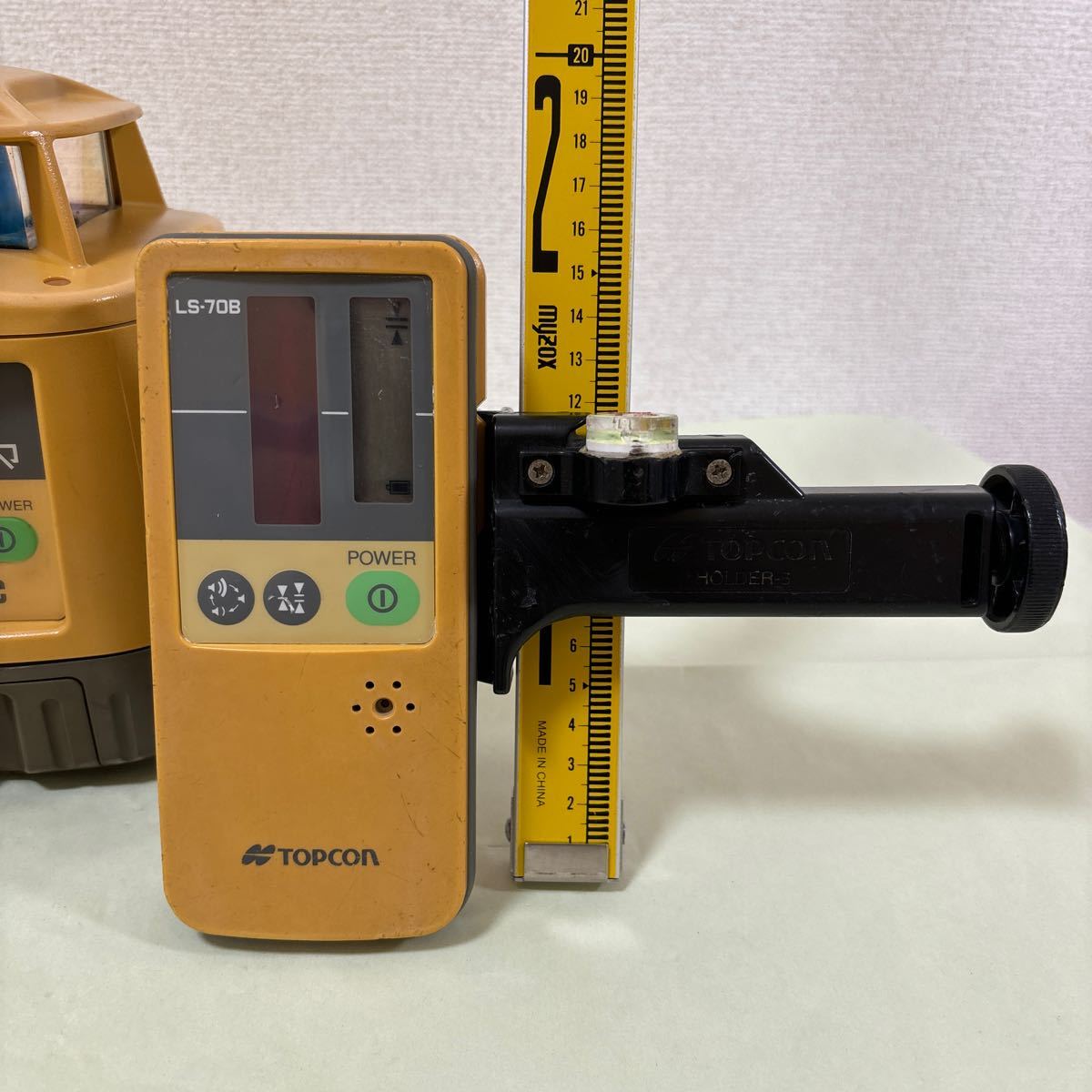 TOPCON ローテーティングレーザー RL-H3C 回転レーザー トプコン レーザーレベル 動作確認済み_画像5