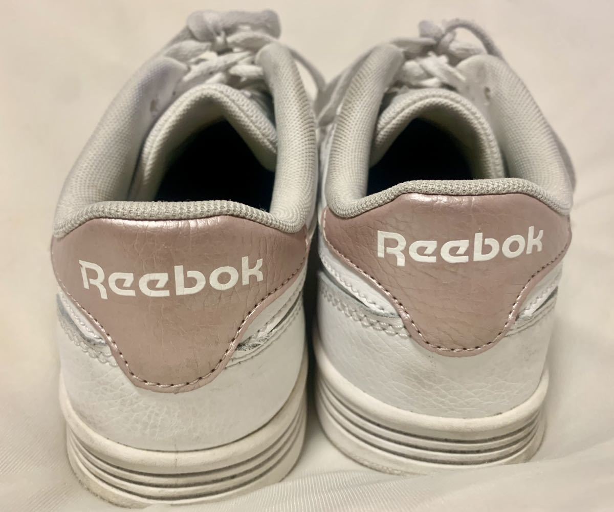 22㎝【Reebok(リーボック）】 ホワイト×ピンク　ローカットスニーカー_画像8