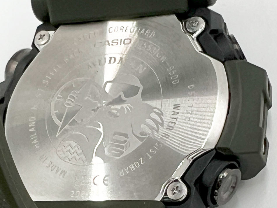 カシオ G-SHOCK Gショック MUDMAN マッドマン タフソーラー 電波 腕時計 メンズウォッチ カーキ GW-9500-3JF 新品同様_画像5