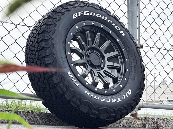 215/70R16 BFグッドリッチ オールテレーン KO2 ホワイトレター デリカD5 エクストレイル CX5 16インチ タイヤホイール ロックフォース_画像1