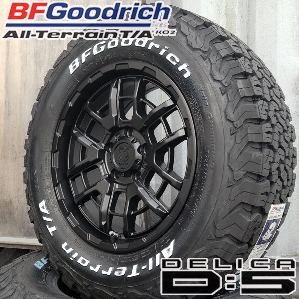 グッドリッチ オールテレーン KO2 215/70R16 ホワイトレター デリカD5 エクストレイル CX5 16インチ タイヤホイールセット 純正車高可 BM00_画像1