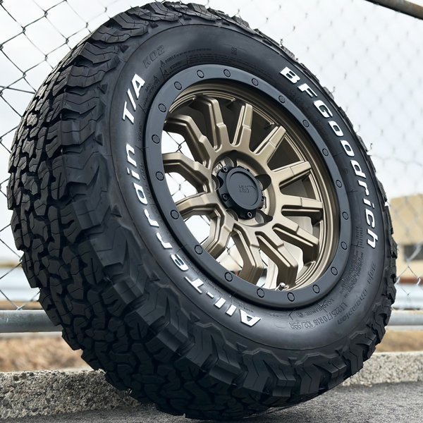 235/70R16 BFGoodrich ALL-Terrain KO2 ホワイトレター デリカD5 CX5 RAV4 16インチ タイヤホイールセット ロックフォース BR_画像5