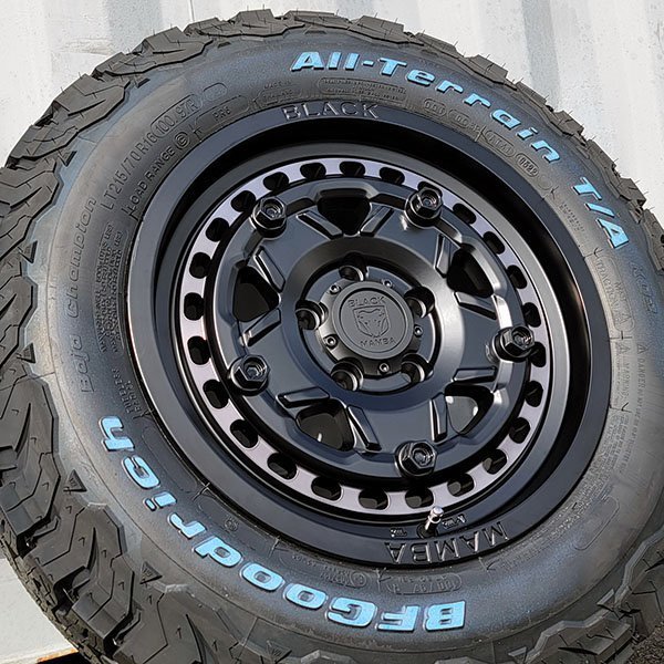 BFGoodrich ALL-Terrain T/A KO2 235/70R16 ホワイトレター デリカD5 RAV4 CX5 16インチ タイヤホイールセット 純正車高可 BM5_画像7