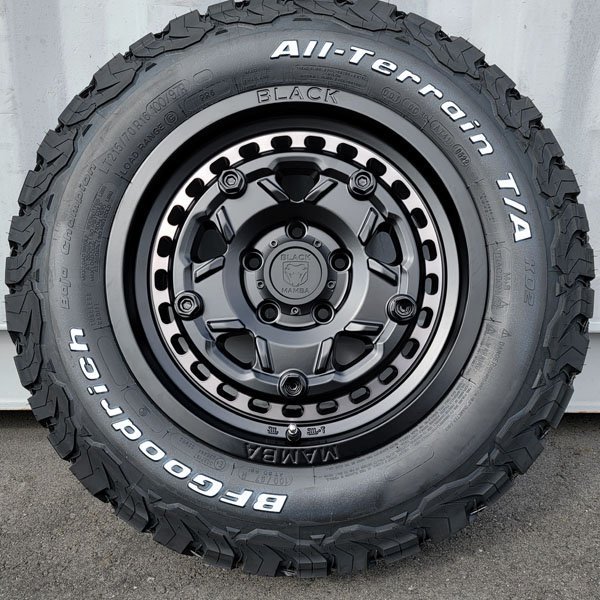 BFGoodrich ALL-Terrain T/A KO2 225/70R16 ホワイトレター デリカD5 RAV4 CX5 16インチ タイヤホイールセット 純正車高可 BM5_画像3