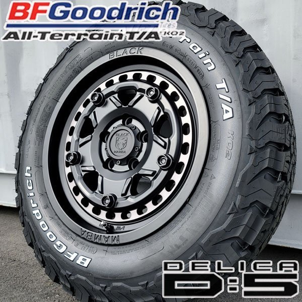 BFGoodrich ALL-Terrain T/A KO2 225/70R16 ホワイトレター デリカD5 RAV4 CX5 16インチ タイヤホイールセット 純正車高可 BM5_画像1