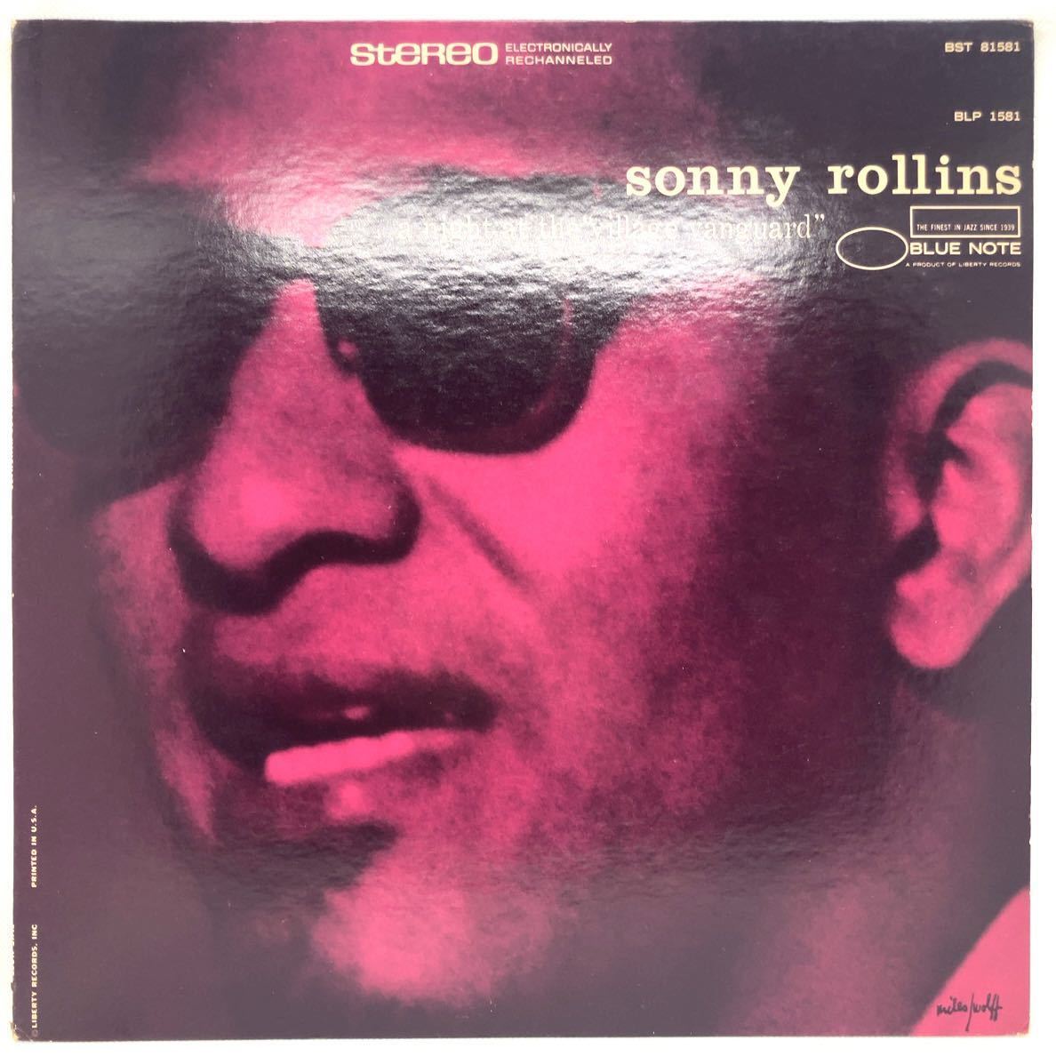Sonny Rollins - A Night At The Village Vanguard US盤 LP レコード ソニー・ロリンズ ヴィレッジ・ヴァンガードの夜 Blue Note JAZZ_画像1