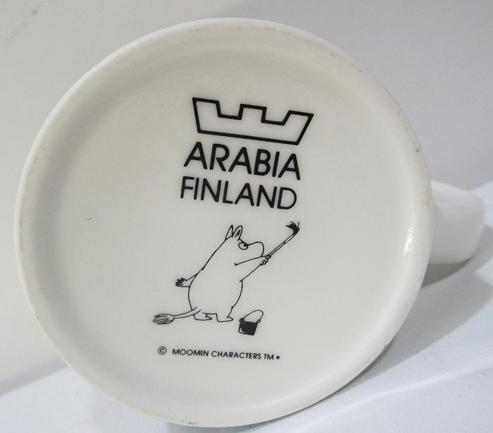 《ジャムルK》Kg0221-44◆ARABIA アラビア ムーミン マグカップ 2010年 冬季限定 「スキーコンペティション」 フィンランド 陶器_画像5