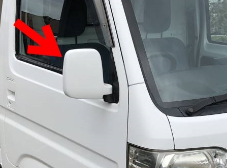  new goods genuine products HONDA Honda door mirror driver`s seat side tough ta white Acty truck HA8 HA9