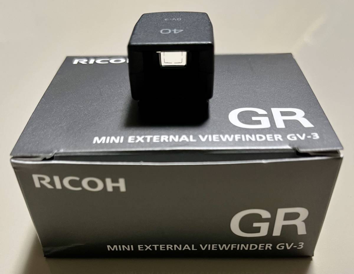 RICHO リコー GR GV-3 外部ミニファインダー USD 美品 付属品完備