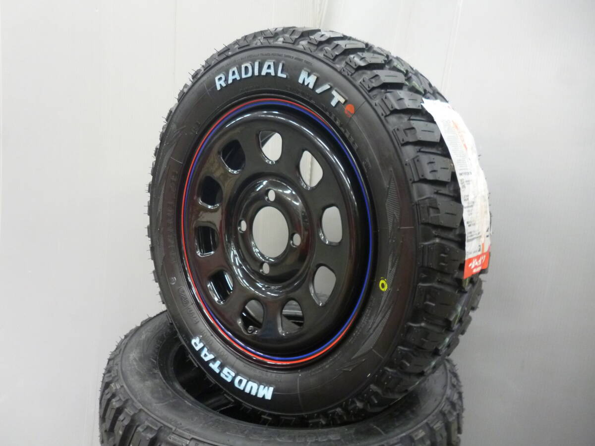 新品★デイトナ★マッドスターM/T★155/65R13セット★軽トラック・軽バン・ハイゼット・キャリー・エブリー・サンバー★G_画像3