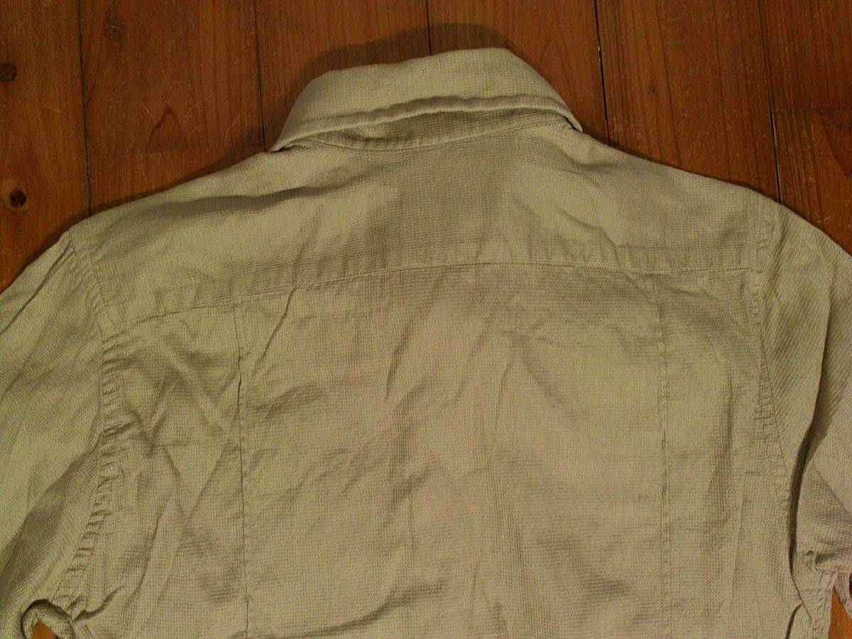 * domestic production * Boycott [BOYCOTT] long sleeve shirt cotton shirt 37/S beige 
