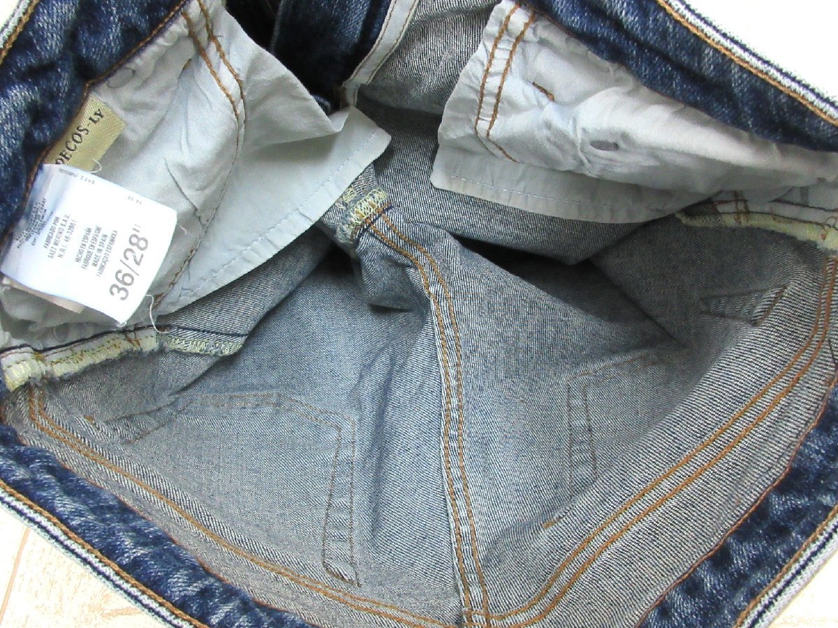 CIMARRON/ Cimarron :PECOS-LY boots cut Denim pants stretch flair bell bottom size 36/28 lady's / used /USED