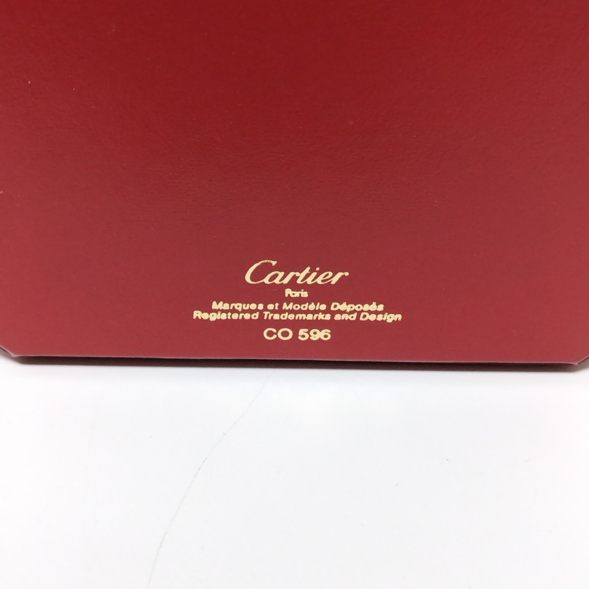 Cartier カルティエ 腕時計ケース 空箱 ボックス プッシュピン 750 K18 ミニベニュワール ウォッチケース A-469_画像10