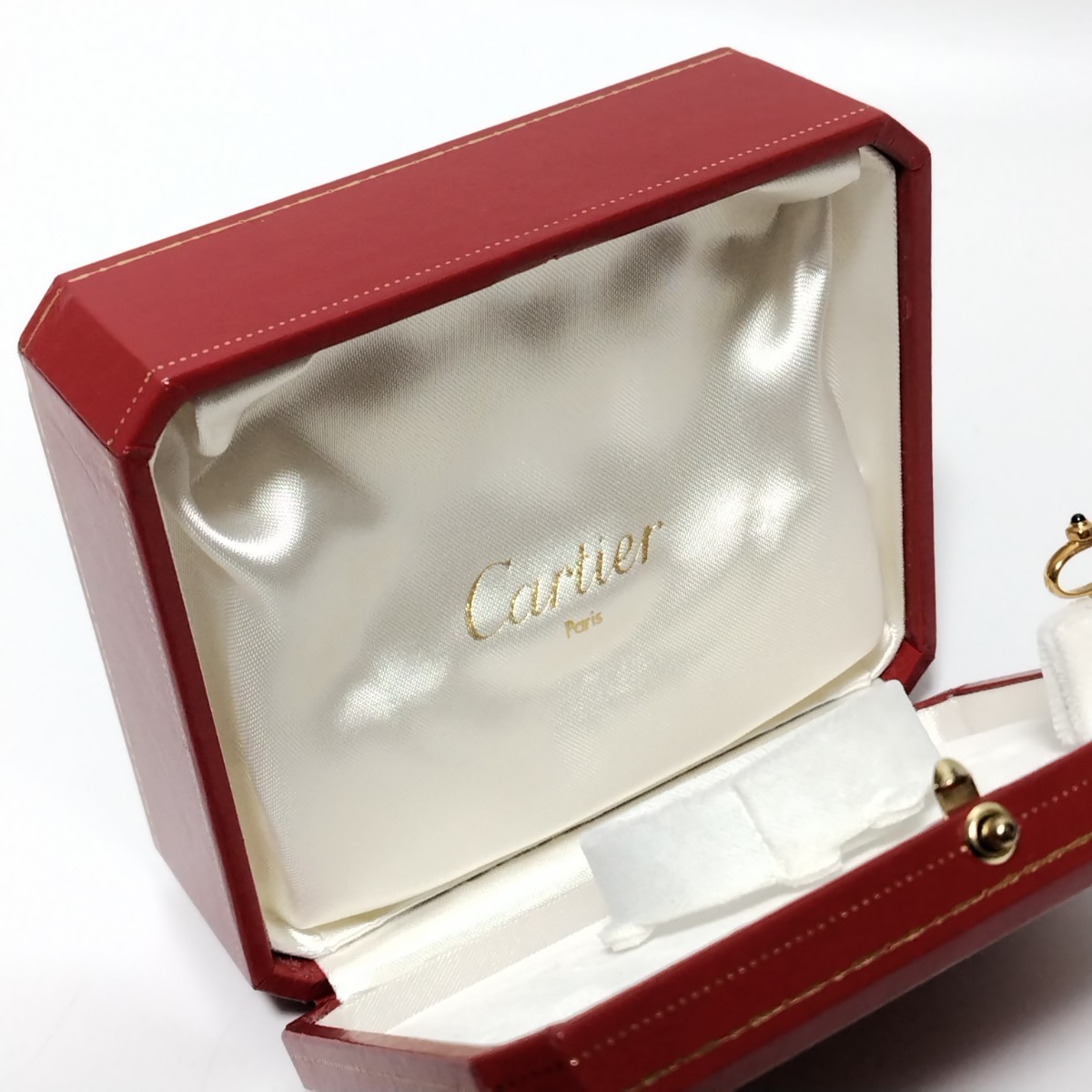 Cartier カルティエ 腕時計ケース 空箱 ボックス プッシュピン 750 K18 ミニベニュワール ウォッチケース A-469_画像4