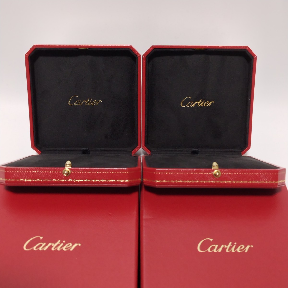 Cartier カルティエ 空箱 ボックス ケース まとめ セット アクセサリー ジュエリー ペンダント ネックレス S-0043 _画像7