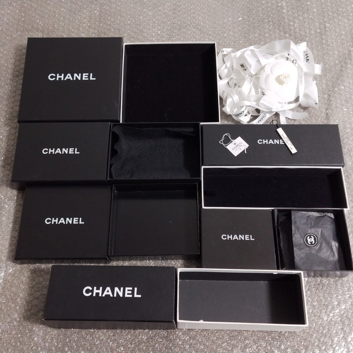 CHANEL シャネル 空箱 ボックス ケース まとめ セット 大量 20点 小物 スニーカー アクセサリー ジュエリー 発送140サイズ S-0045_画像3