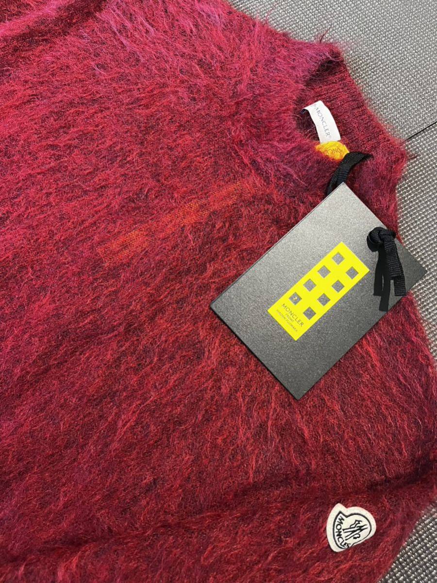 MONCLER×FRAGMENT Red Arm Logo Mohair Sweater M New Unused | eBay MONCLER×FRAGMENT Red Arm Logo Mohair Sweater M New Unused | eBay