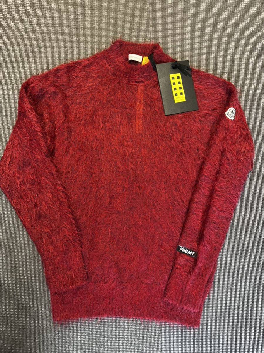 MONCLER×FRAGMENT Red Arm Logo Mohair Sweater M New Unused | eBay MONCLER×FRAGMENT Red Arm Logo Mohair Sweater M New Unused | eBay