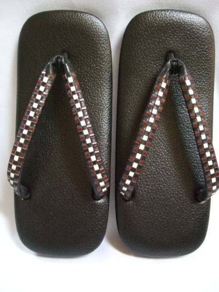  Hidesho * stock goods a bit stylish! real leather mesh nose . sandals setta L size 