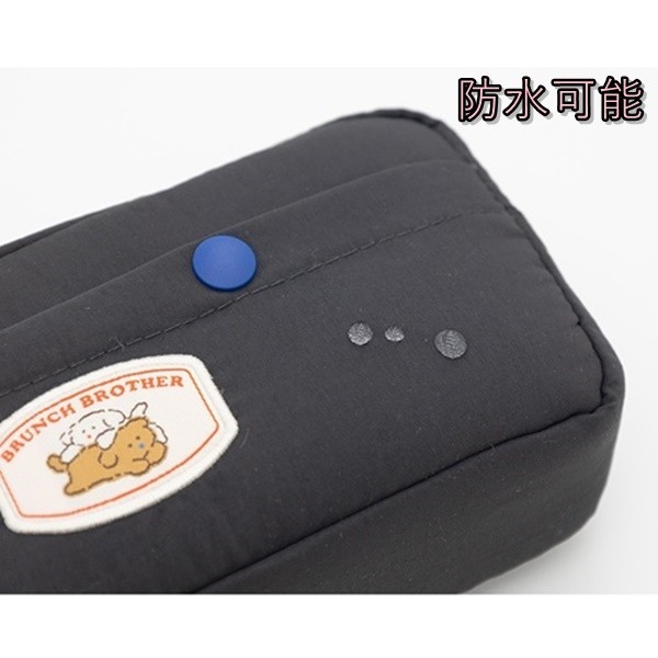 Brunch Brother Poodle pencase ペンケース ペンポーチ 筆箱 ネイビー 防水 ROMANE ロマネ ブランチブラザー_※イメージ画です