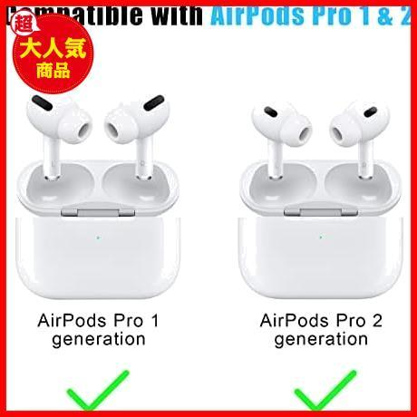 ★S/M/L★ YUWAKAYI イヤーピース AirPods Pro 第1/2世代対応 シリコン イヤーチップ (S/M/Lサイズ 各ペア) 柔らかい 滑り止め_画像6