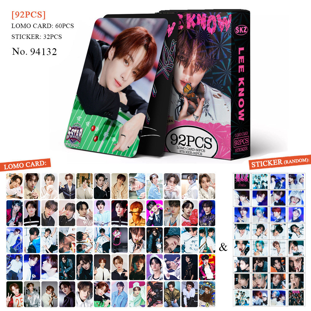 Stray Kids /ストレイキッズ☆リノ☆箱BOX入・フォトカード・ステッカーシール92set_画像1