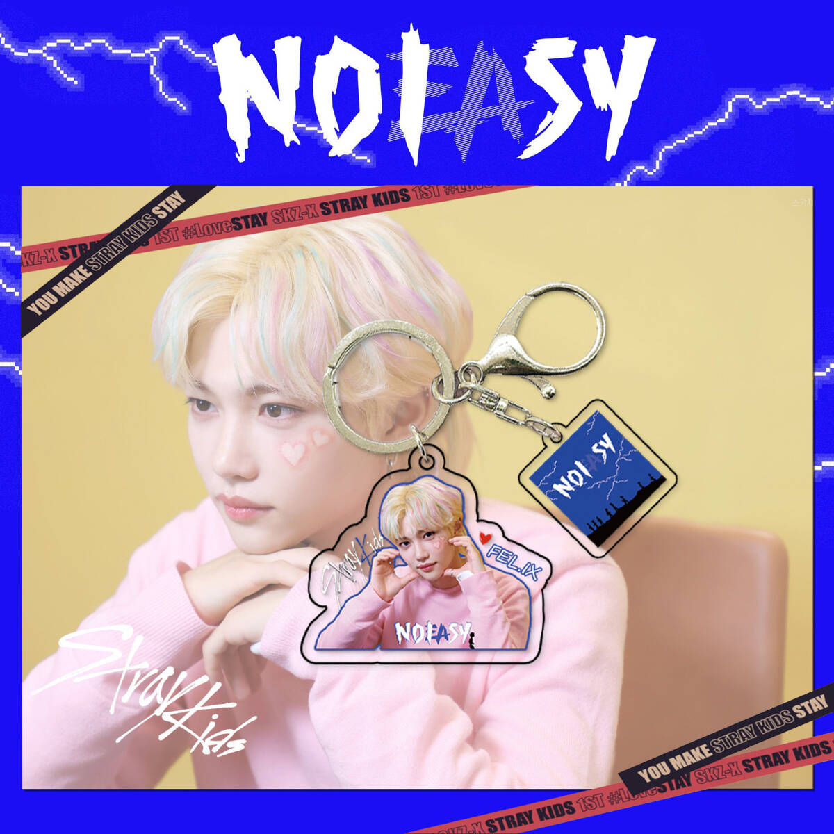 Stray Kids /ストレイキッズ☆フィリックス☆アクリル・キーホルダー♪n_画像1