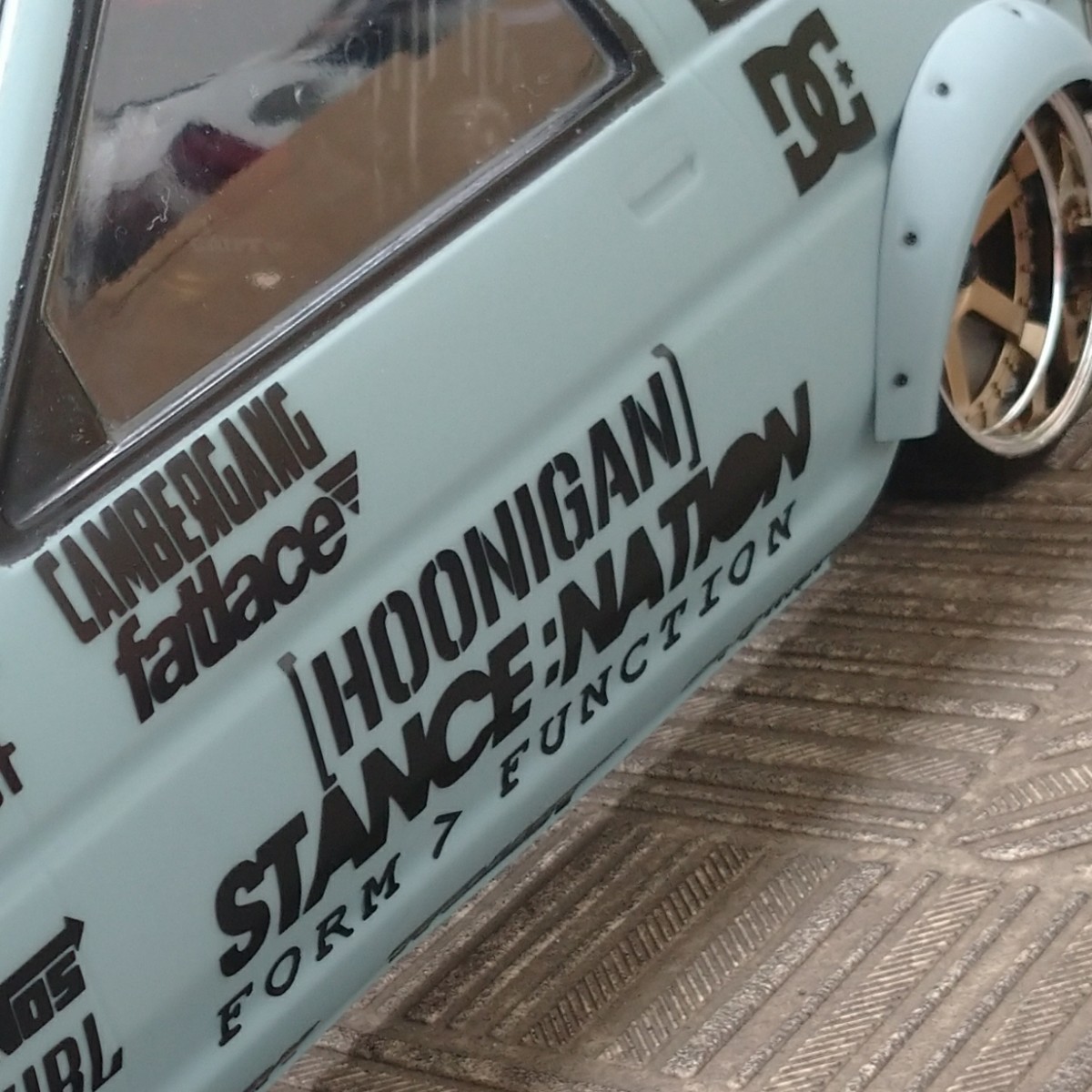 AE86 HOONIGAN ラジコン ラジドリボディ 用 カッティング ステッカー 色指定可 YD-2 RDX MC1 GALM_画像8