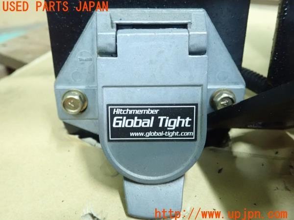 3UPJ=11270043]ランクル80系(FZJ80G)中期 社外 ヒッチメンバー けん引 トレーラー Global Tight製 配線ソケットカプラー 中古_画像2